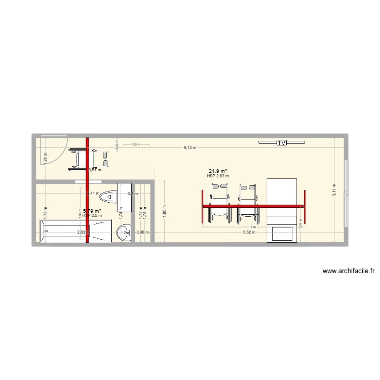 Mateo LEITANO portique. Plan de 0 pièce et 0 m2