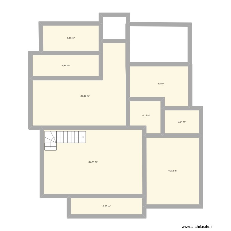 emmanuel. Plan de 9 pièces et 107 m2
