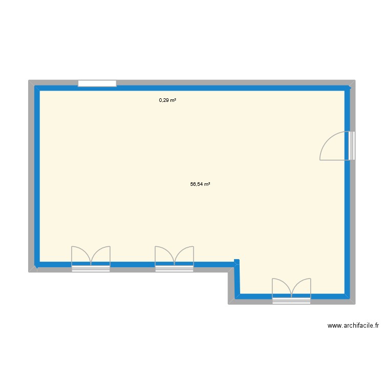 lorenzo.C1. Plan de 2 pièces et 57 m2