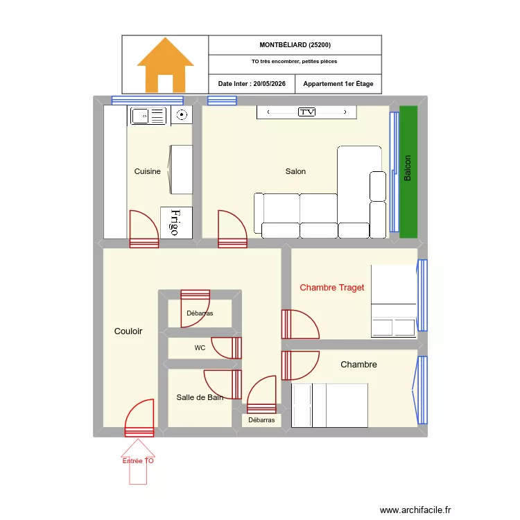 Montbéliard. Plan de 10 et 71 m² Montbéliard. Plan de 10 et 71 m²