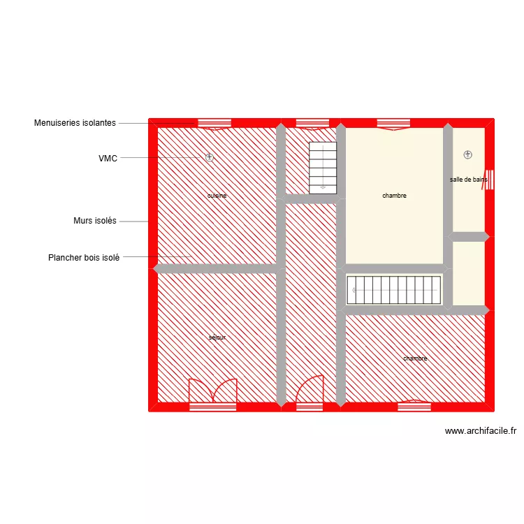 anca RDC étape 11. Plan de 9 et 69 m² anca RDC étape 11. Plan de 9 et 69 m²