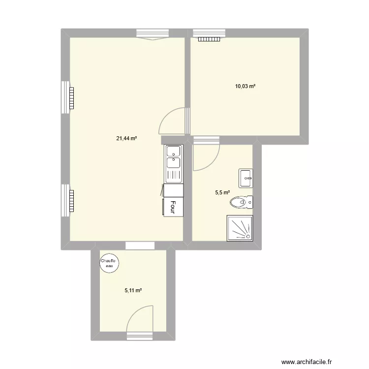 appart fécamp 2. Plan de 4 et 42 m² appart fécamp 2. Plan de 4 et 42 m²