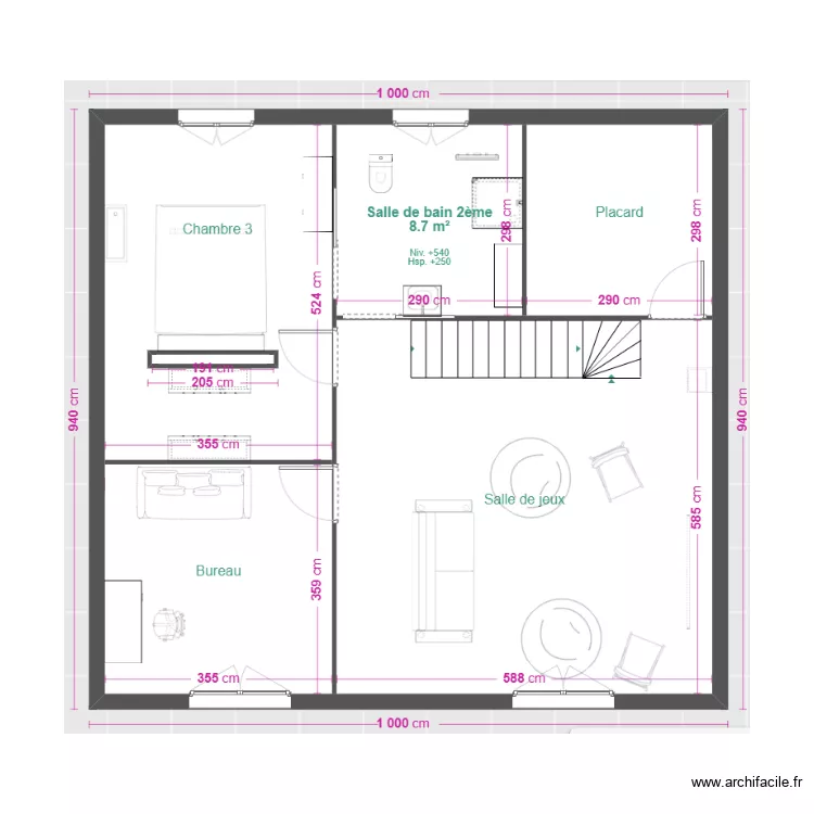 ROBIN_PLAN PL_R+2_MERLET_PLERIN. Plan de 