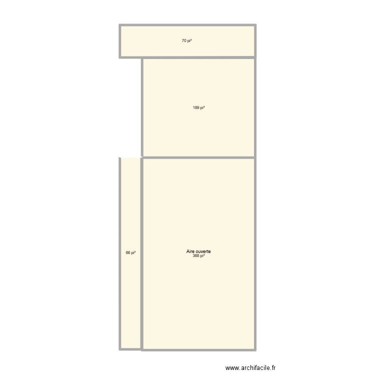 appt 2. Plan de 4 pièces et 64 m2