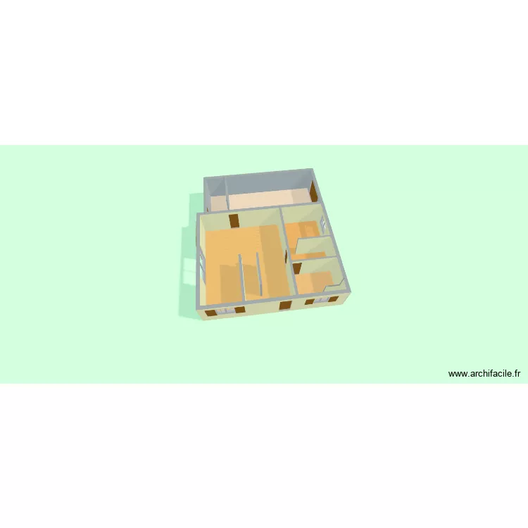 RDC STGERMAIN 2. Plan de 4  et 122 m²