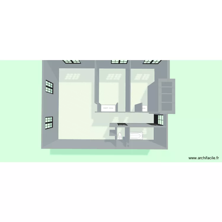 appartement rouvray laura. Plan de 10 et 65 m² appartement rouvray laura. Plan de 10 et 65 m²