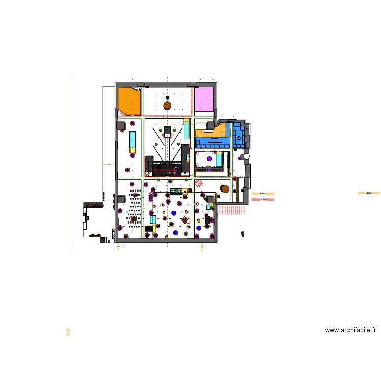 Plan barriérage Mega. Plan de 0 pièce et 0 m2