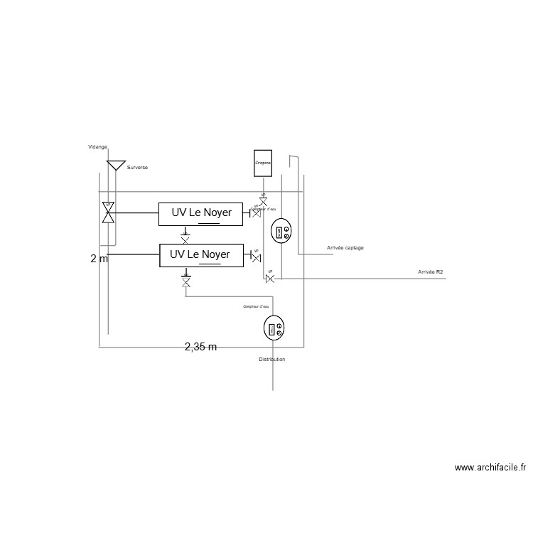LE NOYER. Plan de 0 pièce et 0 m2