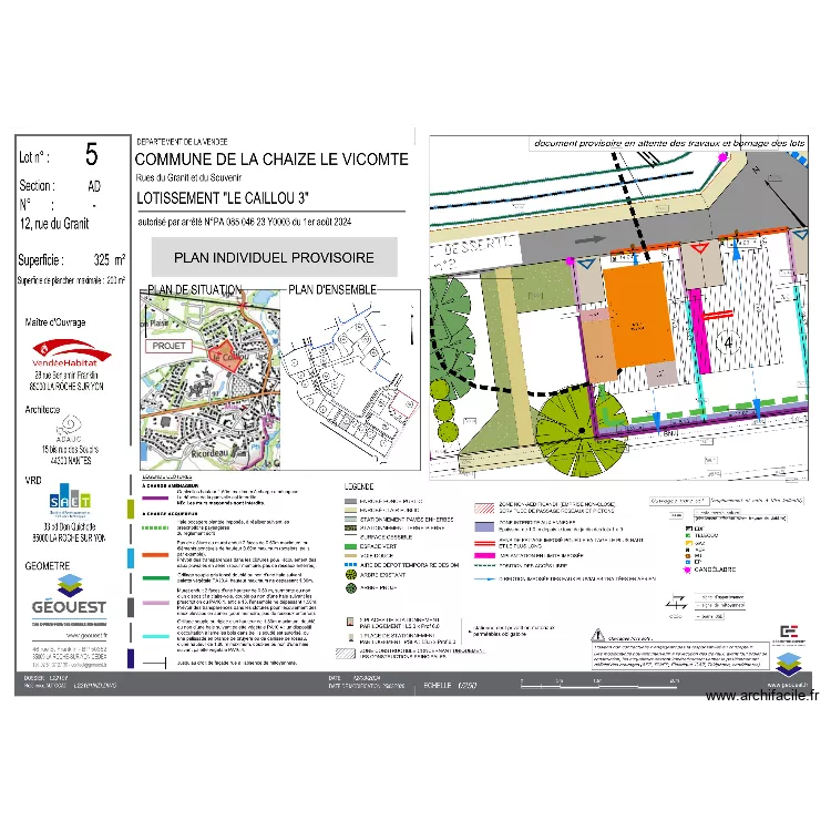 LCLV-Lot 5. Plan de LCLV-Lot 5. Plan de