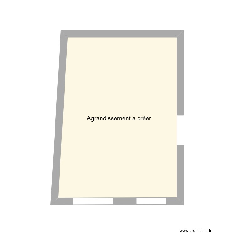lebourg 2. Plan de 1 pièce et 16 m2