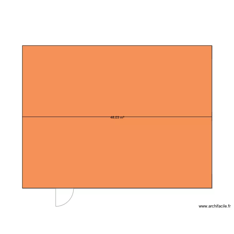 Garage Tati. Plan de 1 et 48 m² Garage Tati. Plan de 1 et 48 m²