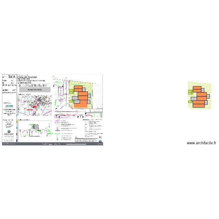 ANGLES_Lotissement Clos Notre-Dame_îlot A. Plan de 0 pièce et 0 m2