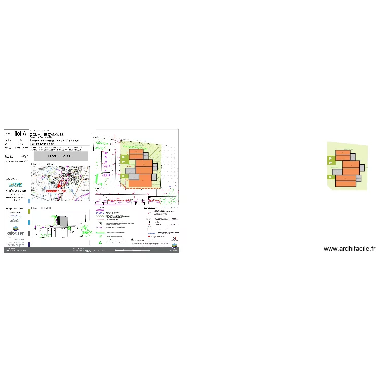 ANGLES_Lotissement Clos Notre-Dame_îlot A. Plan de ANGLES_Lotissement Clos Notre-Dame_îlot A. Plan de