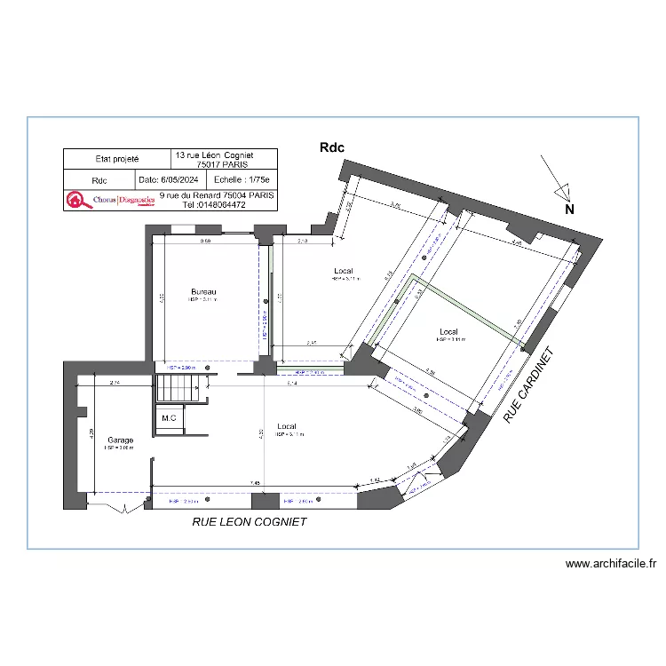 cardinet final. Plan de 