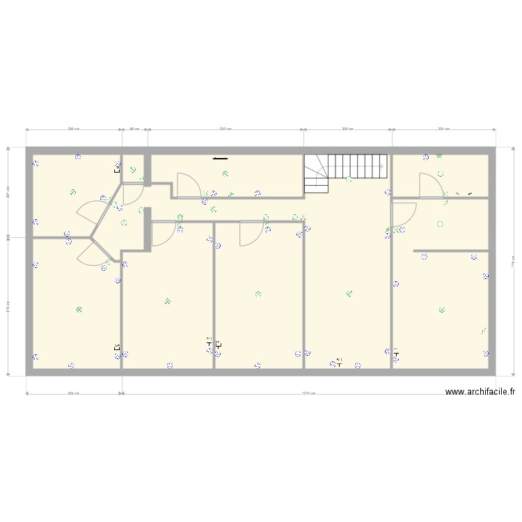 PLAN AMZET. Plan de 7 pièces et 109 m2