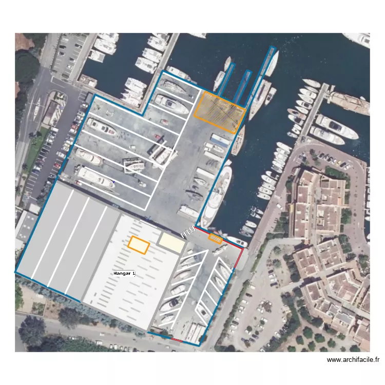 suppression hangar 2. Plan de 