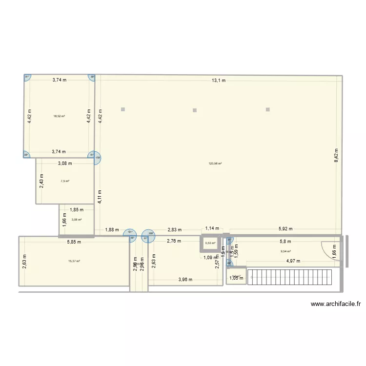 NYX 02. Plan de 10  et 177 m²