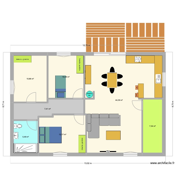 MERLE. Plan de 0 pièce et 0 m2 MERLE. Plan de 0 pièce et 0 m2