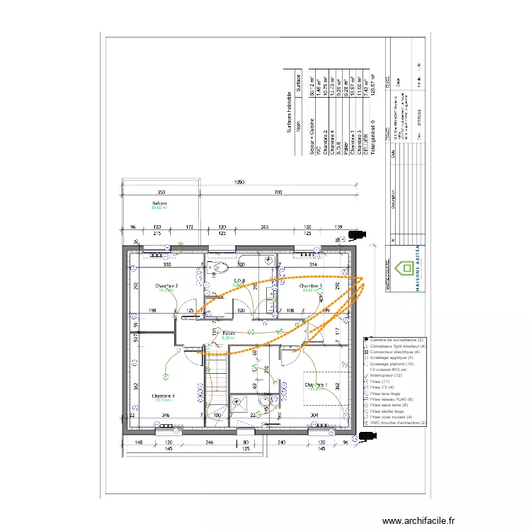 BELMADHI ETAGE ELEC. Plan de 