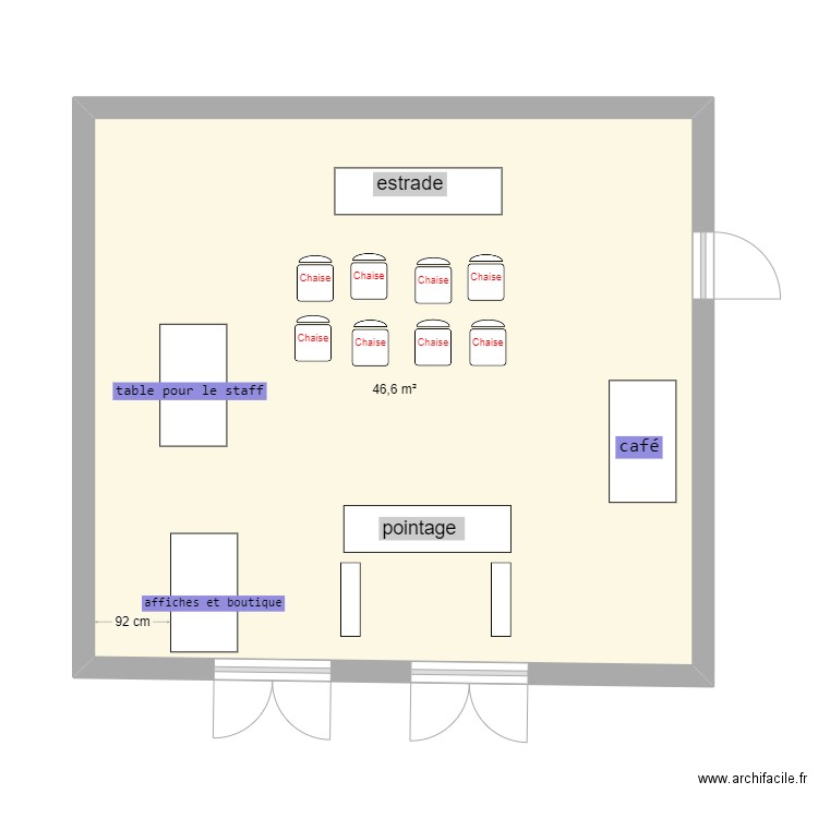 audrey. Plan de 0 pièce et 0 m2