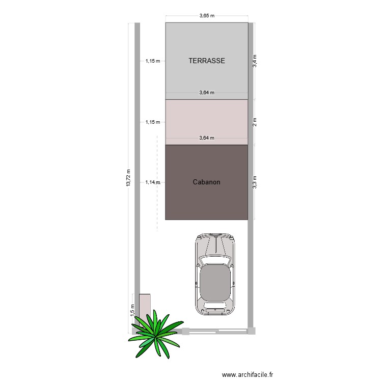 Extérieur. Plan de 0 pièce et 0 m2