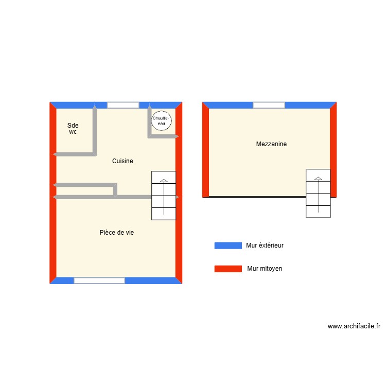 Gaillard l\'ile d\'yeu appt 2 amiante. Plan de 0 pièce et 0 m2