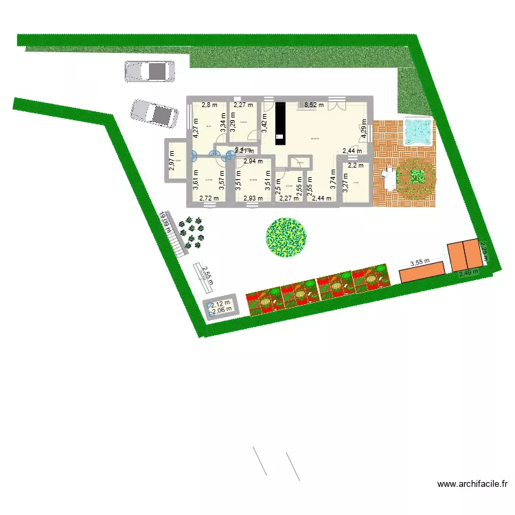 MAISON MODIF 2. Plan de 