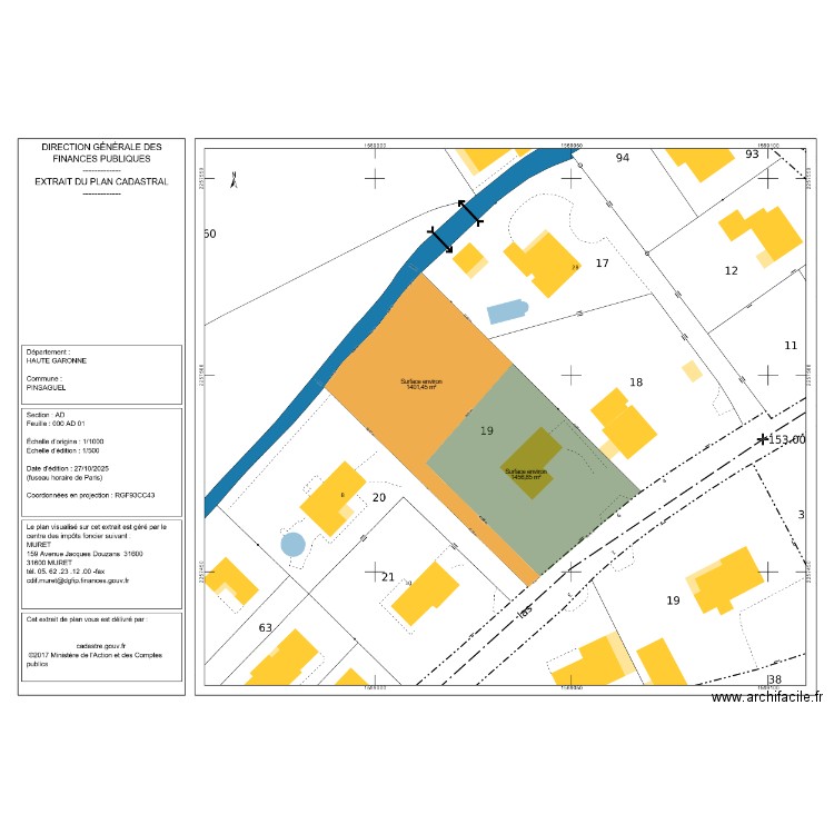 peyres. Plan de 0 pièce et 0 m2