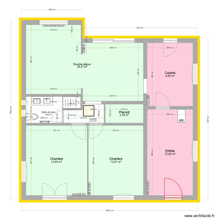 Cheguillaume. Plan de 