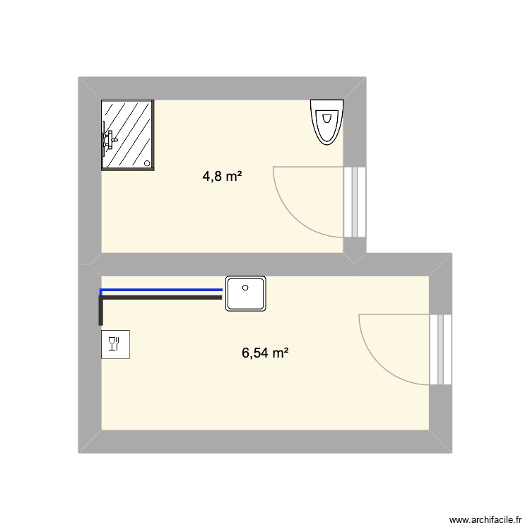 evian b. Plan de 0 pièce et 0 m2