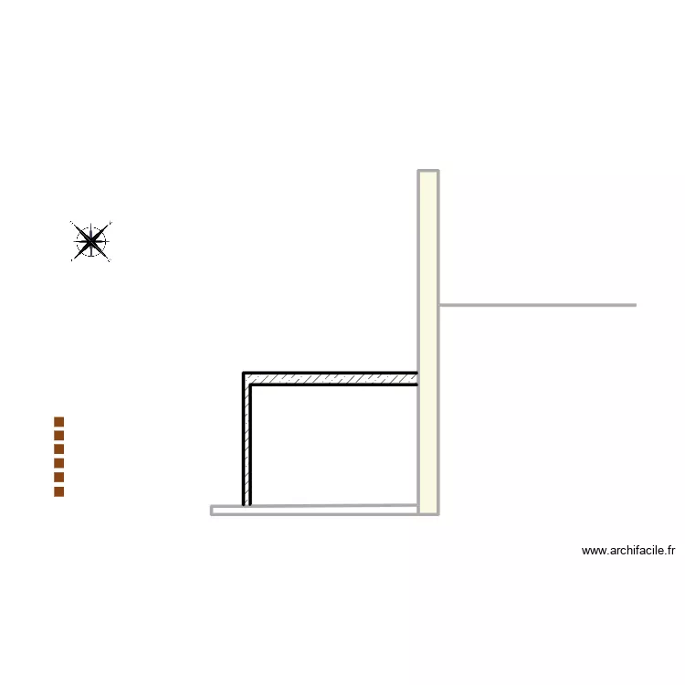 PLAN DE COUPE. Plan de 4 et 13 m² PLAN DE COUPE. Plan de 4 et 13 m²