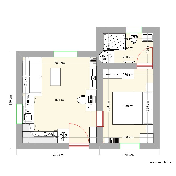 Pascal +. Plan de 0 pièce et 0 m2
