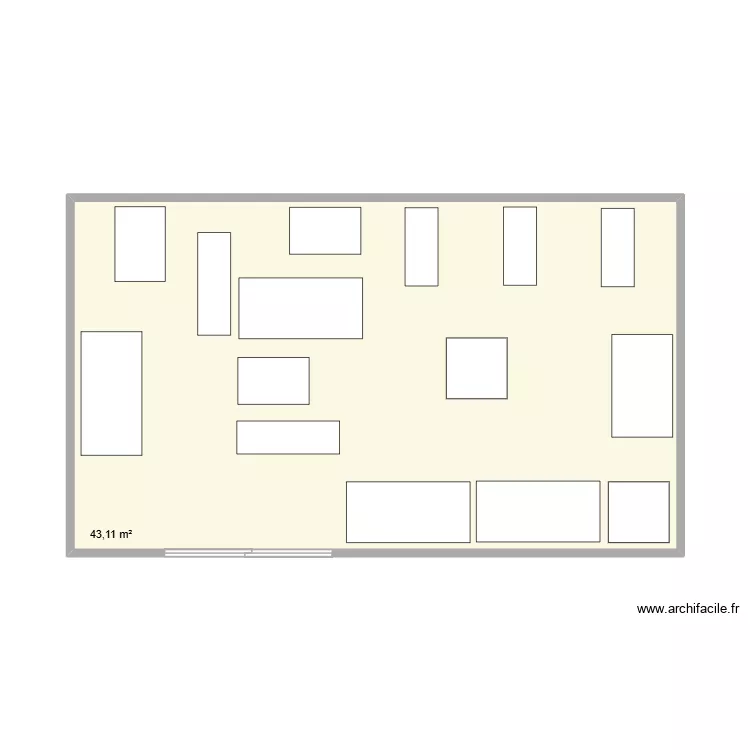 1,2. Plan de 1 et 43 m² 1,2. Plan de 1 et 43 m²