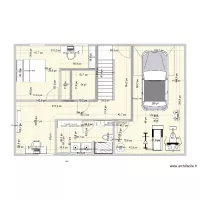 Plan sou-sol 5 avec ancien escalier