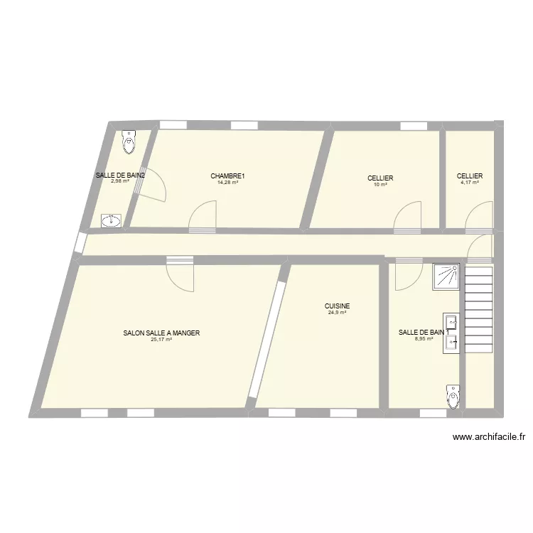 PMU 1 ER ETAGE. Plan de 