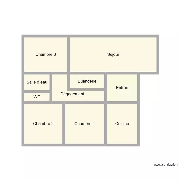 2602 BODENES MAUROIS. Plan de 10  et 22 m²