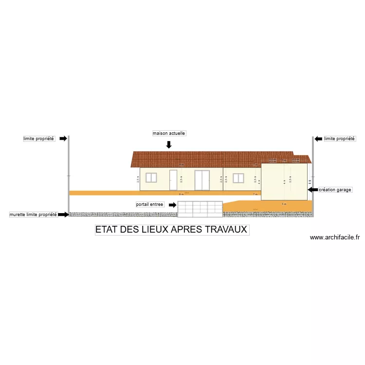 plan coupe 3. Plan de 