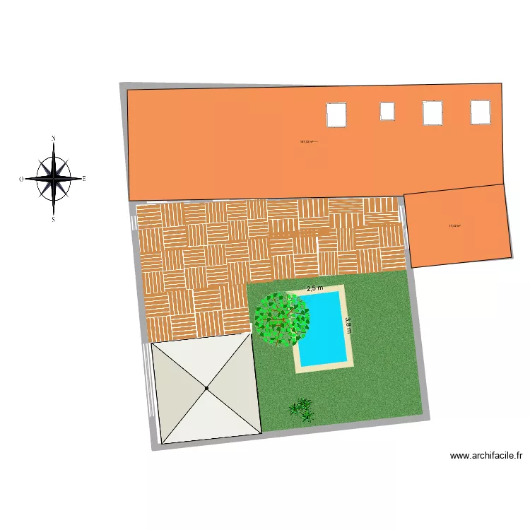 ENOLA CADASTRE. Plan de 2 et 125 m² ENOLA CADASTRE. Plan de 2 et 125 m²