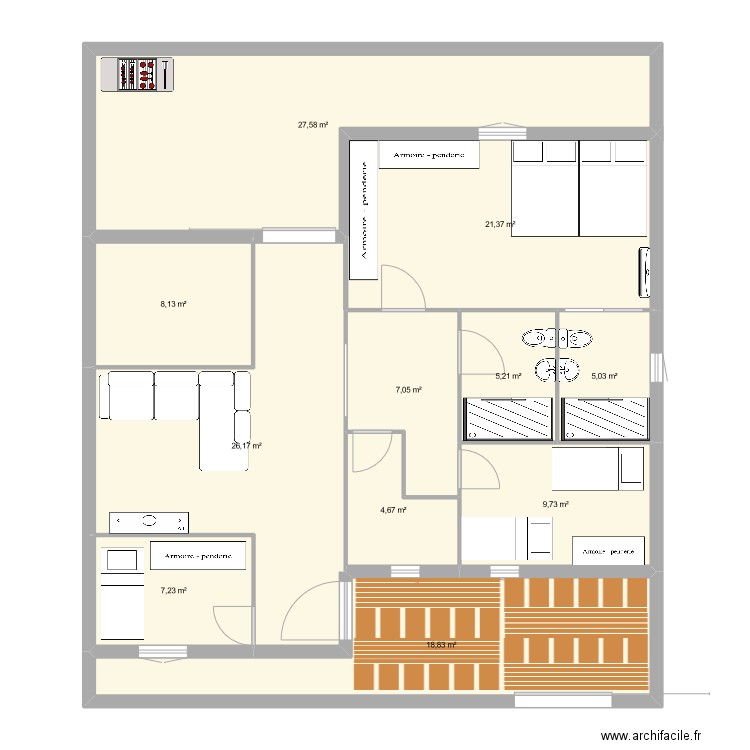 Talman. Plan de 0 pièce et 0 m2