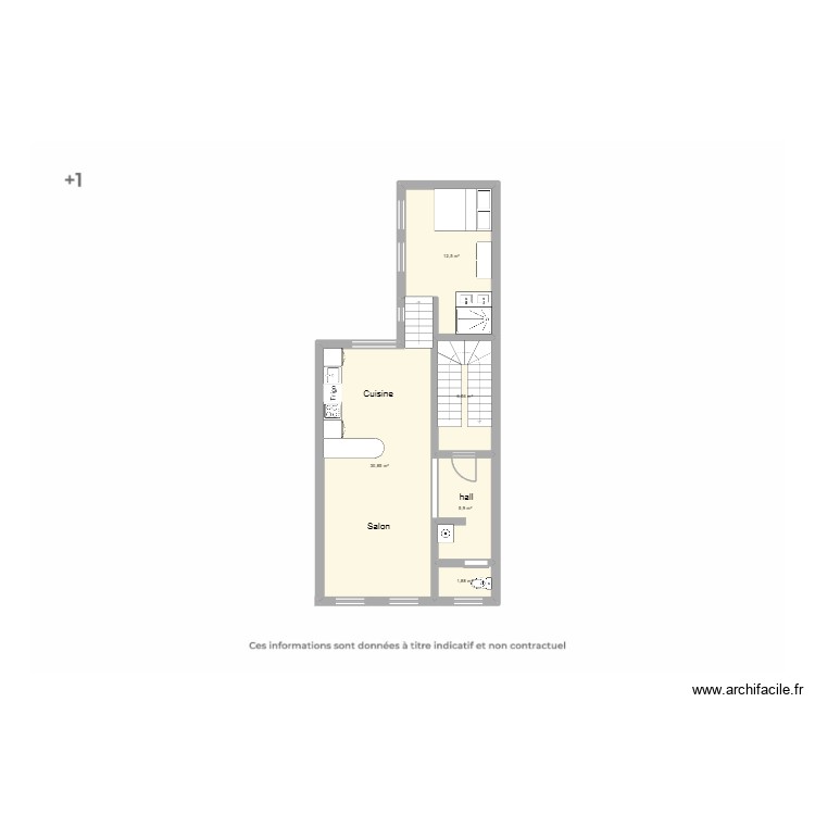 1er. Plan de 0 pièce et 0 m2 1er. Plan de 0 pièce et 0 m2