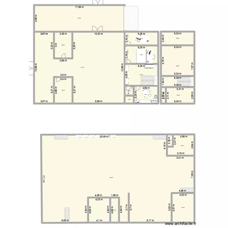TDS RACING. Plan de 18  et 986 m²