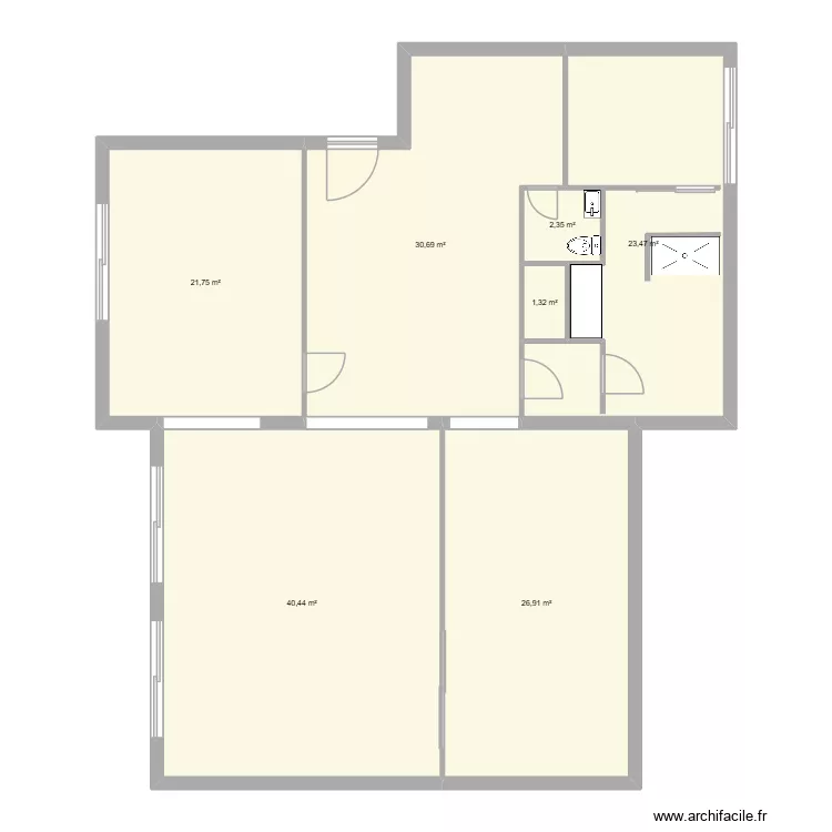 YERRES RDC. Plan de 8 et 298 m² YERRES RDC. Plan de 8 et 298 m²