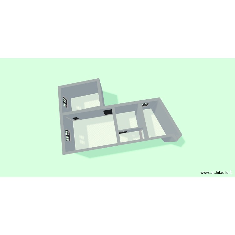 Place de Clichy. Plan de 5 pièces et 32 m2