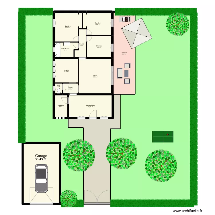 encrenaz arenas. Plan de 