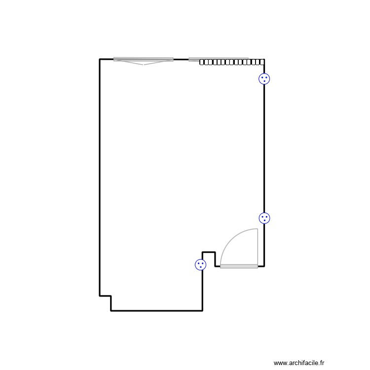 Grande chambre. Plan de 0 pièce et 0 m2 Grande chambre. Plan de 0 pièce et 0 m2