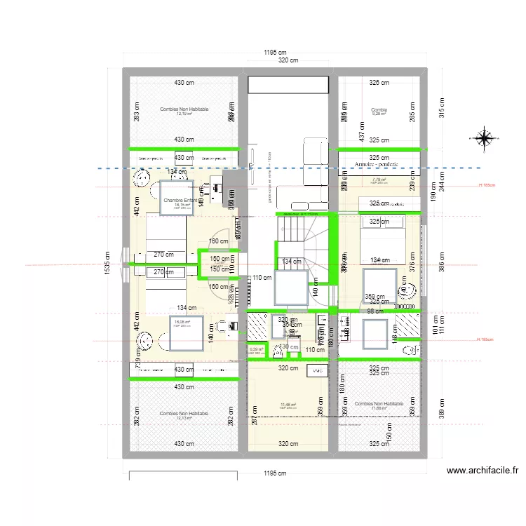 2590 Entredozon - Final - SDB Haut Variation - V4. Plan de 