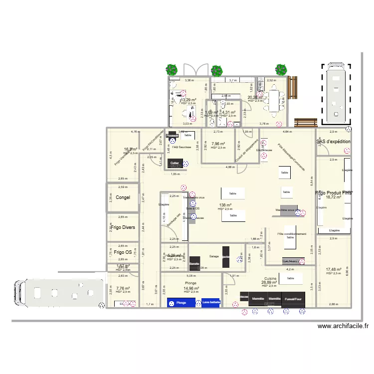 Plan Batiment DDPP 10/10/2025 Elec. Plan de 20  et 352 m²