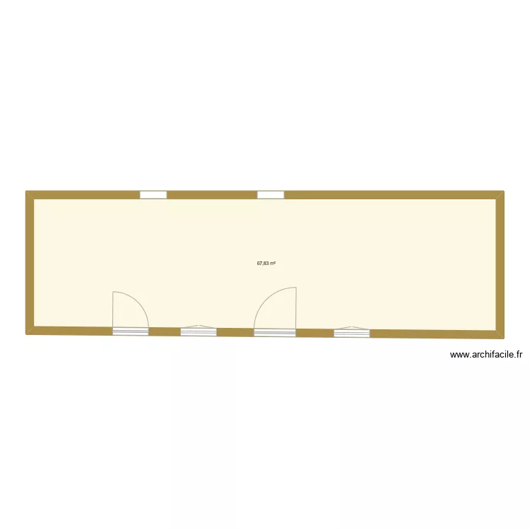 Facade apres. Plan de 