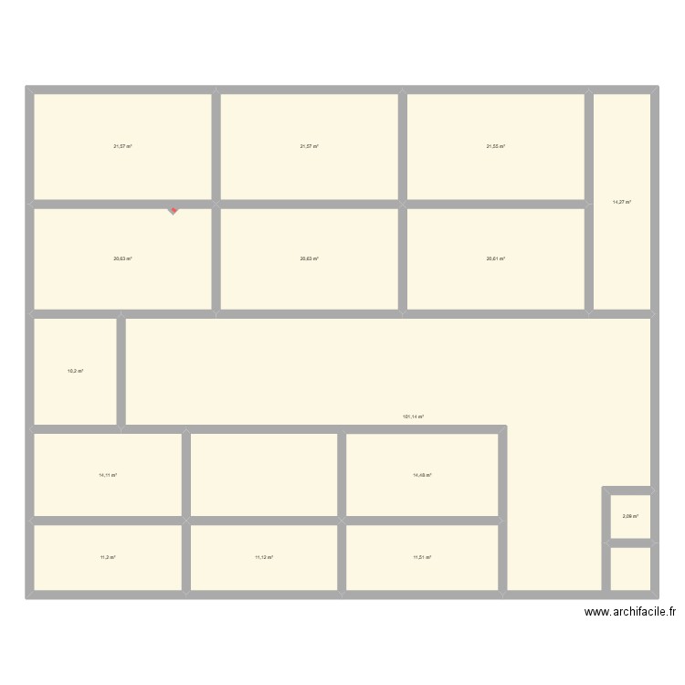 maison. Plan de 15 pièces et 317 m2
