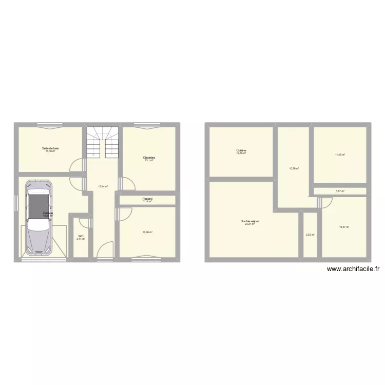 Maison Brest. Plan de 14 Pièces et 143 m²